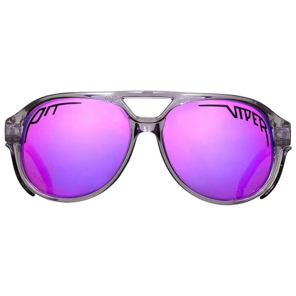 Pit Viper The Exciters Smoke Show Polarisierte Sonnenbrille, Clear black, Pink Mirror/CAT3 Pit Viper The Exciters Smoke Show Polarisierte Sonnenbrille, Clear black, Pink Mirror/CAT3