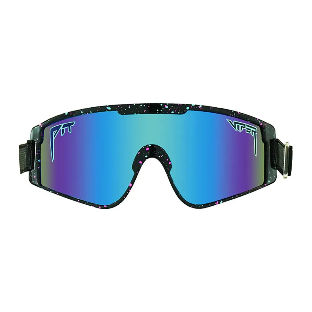 Pit Viper The Hail Sagan Sonnenbrille, Blue polycarbonate monolens