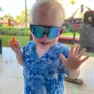 Pit Viper The Hail Sagan Sonnenbrille, Blue polycarbonate monolens