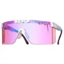 Pit Viper The Intimidators Jet Ski Climax Sonnenbrille, White / turquoise, Clear Purple/CAT2