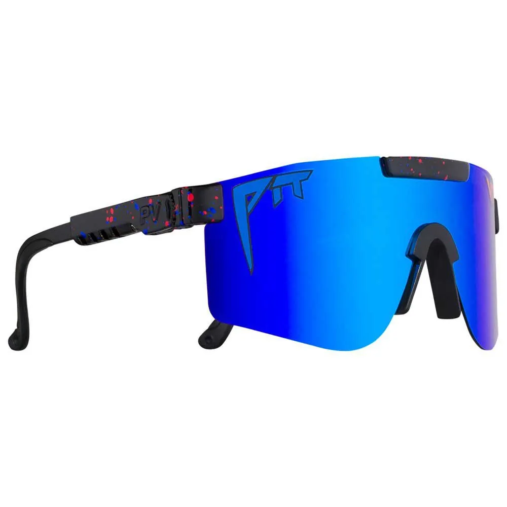 Pit Viper The Originals Absolute Liberty Polarisierte Sonnenbrille, Black, Blue/CAT3 Pit Viper The Originals Absolute Liberty Polarisierte Sonnenbrille, Black, Blue/CAT3