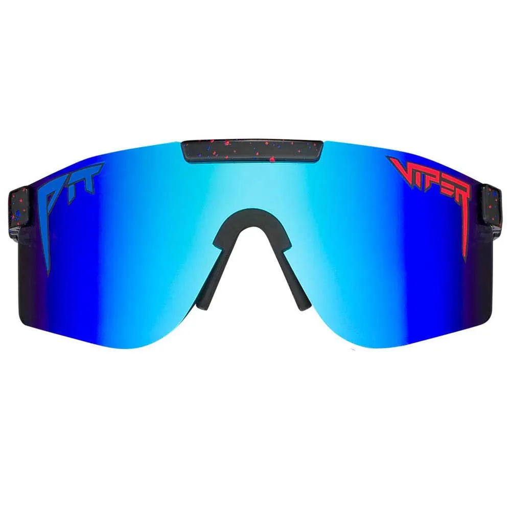 Pit Viper The Originals Absolute Liberty Polarisierte Sonnenbrille, Black, Blue/CAT3 Pit Viper The Originals Absolute Liberty Polarisierte Sonnenbrille, Black, Blue/CAT3