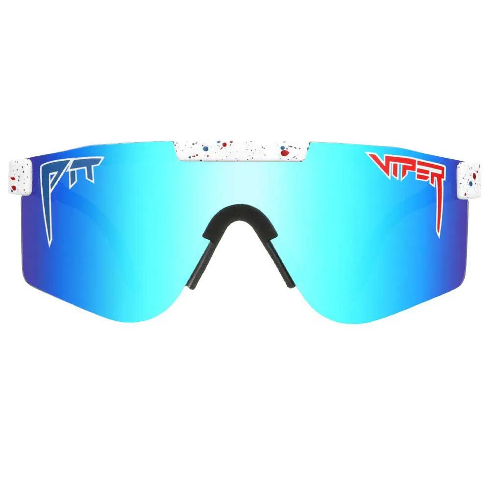 Pit Viper The Originals Absolute Sonnenbrille, White, Blue/CAT3 Pit Viper The Originals Absolute Sonnenbrille, White, Blue/CAT3
