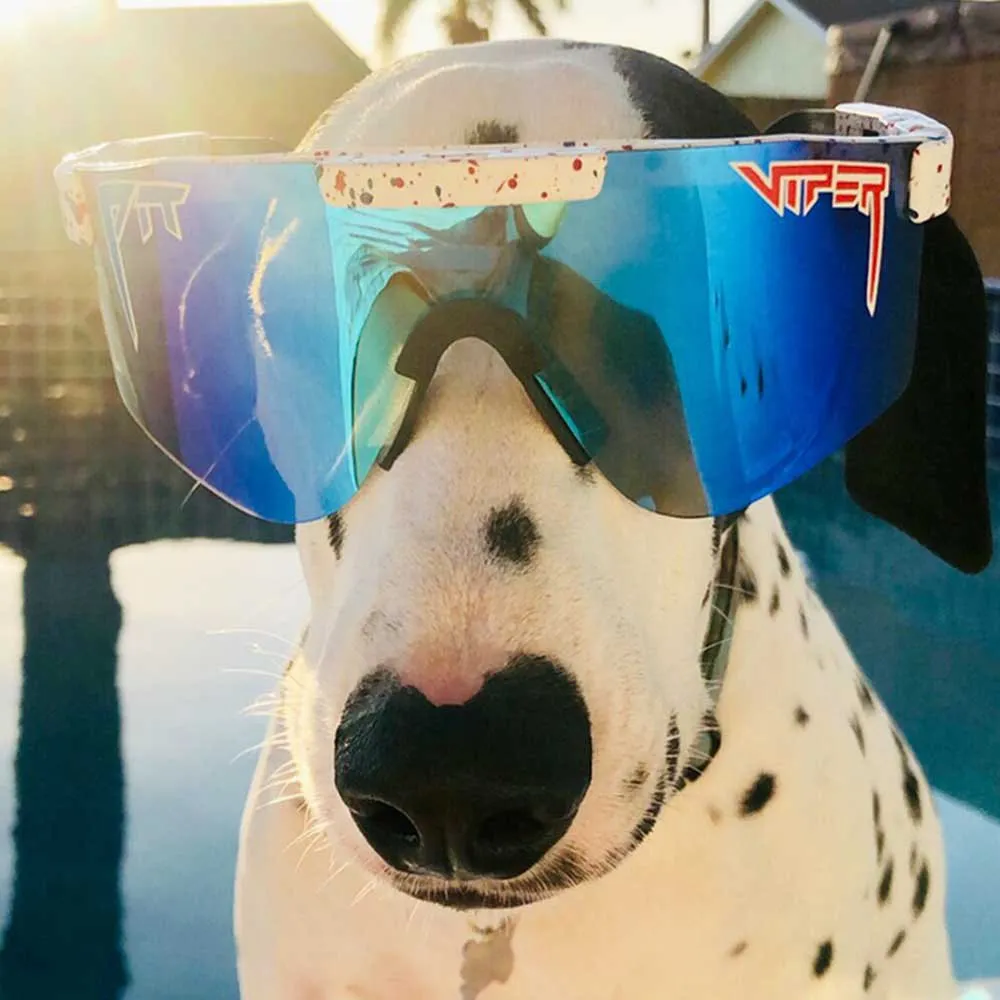 Pit Viper The Originals Absolute Sonnenbrille, White, Blue/CAT3 Pit Viper The Originals Absolute Sonnenbrille, White, Blue/CAT3
