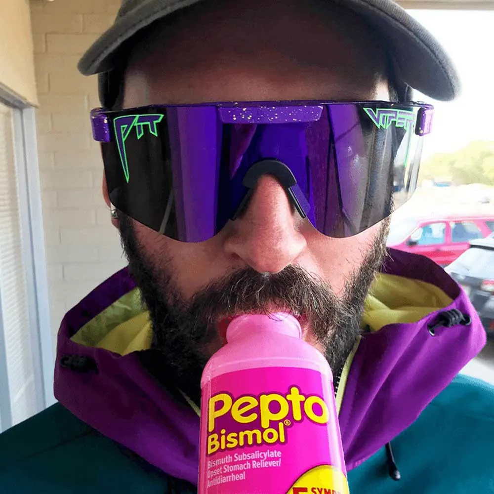 Pit Viper The Originals Donatello Sonnenbrille, Purple, Purple Mirror/CAT3 Pit Viper The Originals Donatello Sonnenbrille, Purple, Purple Mirror/CAT3