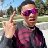 Pit Viper The Originals Labrights Polarisierte Sonnenbrille, White / black, Purple Mirror/CAT3
