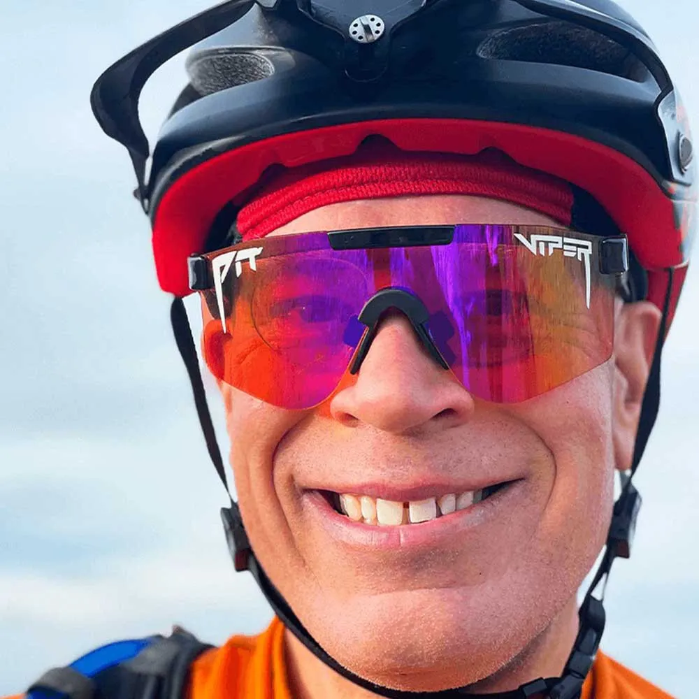 Pit Viper The Originals Mud Slinger Sonnenbrille, Black, Pink Mirror/CAT3 Pit Viper The Originals Mud Slinger Sonnenbrille, Black, Pink Mirror/CAT3
