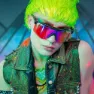 Pit Viper The Originals Mud Slinger Sonnenbrille, Black, Pink Mirror/CAT3