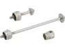 Pitlock Sicherung Set 01 Vorderrad + Sattelstütze, Grau, one_size