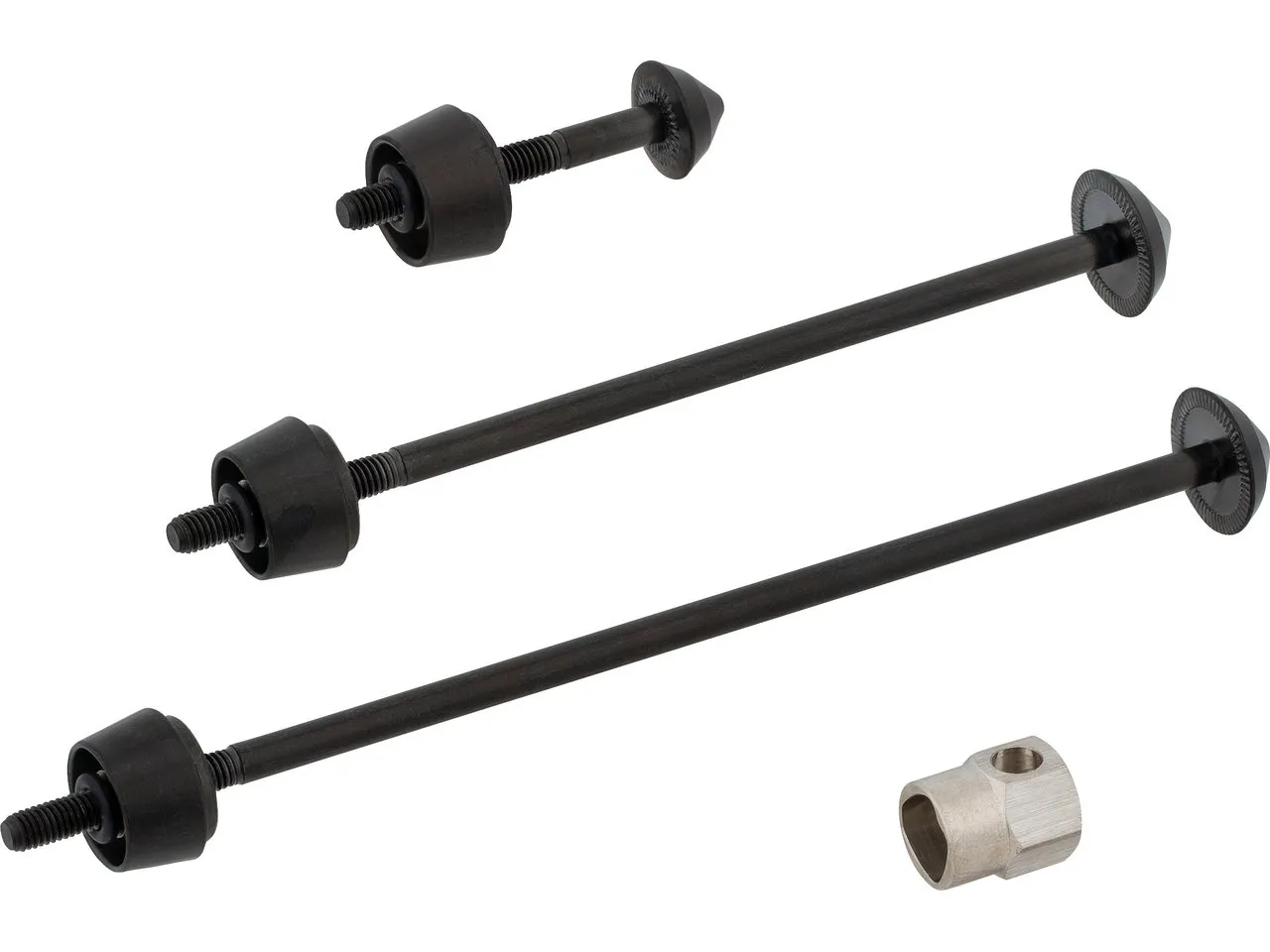 Pitlock Sicherung Set 02 Vorderrad + Hinterrad + Sattelstütze Pitlock Sicherung Set 02 Vorderrad + Hinterrad + Sattelstütze