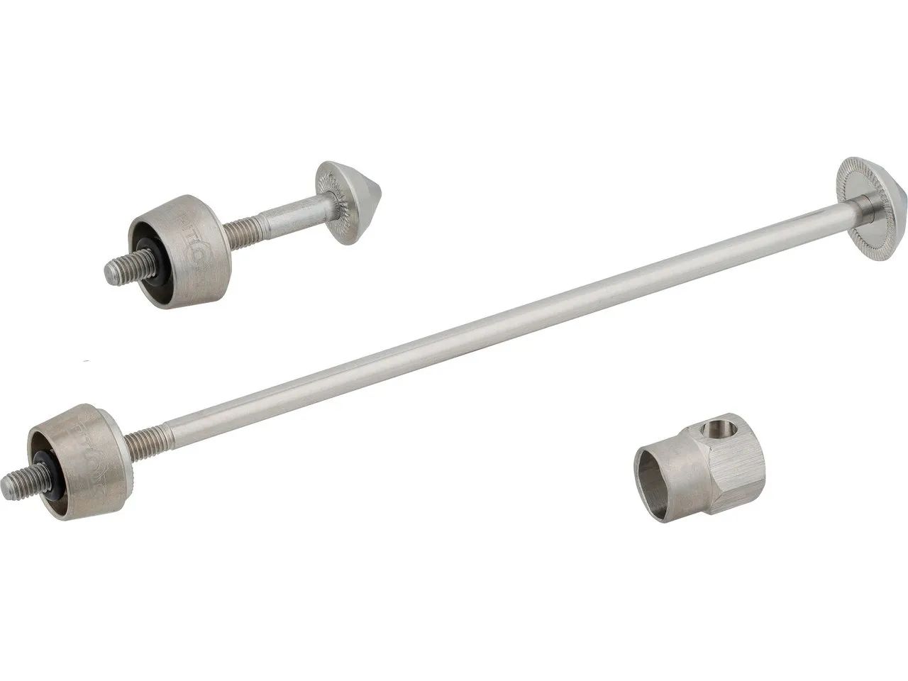 Pitlock Sicherung Set 07 Hinterrad + Sattelstütze, Silber Pitlock Sicherung Set 07 Hinterrad + Sattelstütze, Silber