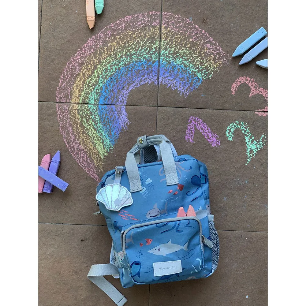 Play And Store Sharks Mini Rucksack, Multicolor Play And Store Sharks Mini Rucksack, Multicolor