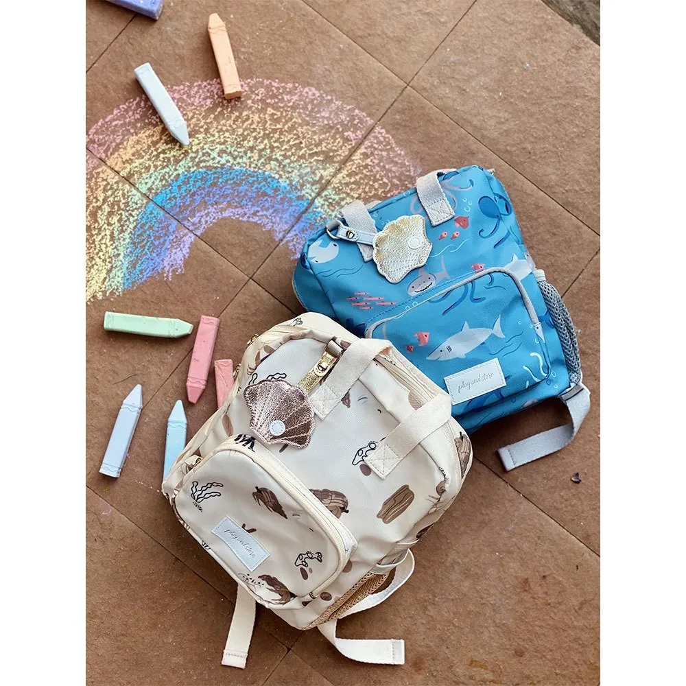 Play And Store Sharks Mini Rucksack, Multicolor Play And Store Sharks Mini Rucksack, Multicolor
