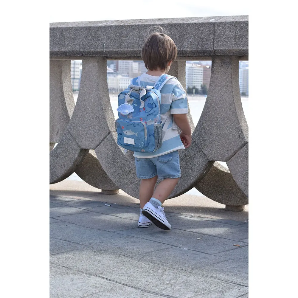 Play And Store Sharks Mini Rucksack, Multicolor Play And Store Sharks Mini Rucksack, Multicolor