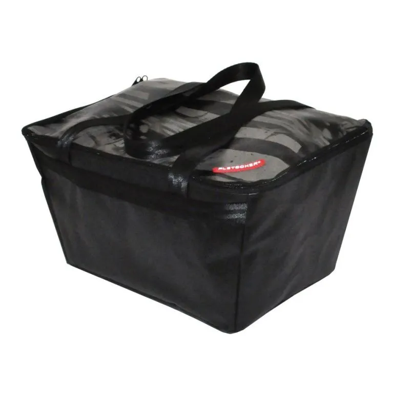 Pletscher Fahrradgepäckträgertasche für Korb deluxe Unisex, schwarz, TU Pletscher Fahrradgepäckträgertasche für Korb deluxe Unisex, schwarz, TU