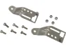 Pletscher Strebenendplatte Disc, Silber, verstellbar