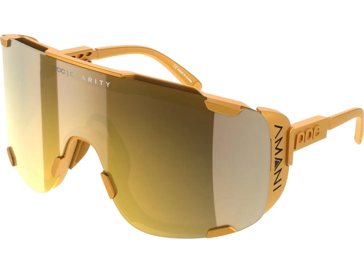 POC Devour Ultra Amani Edition Sportbrille, Team amani migration collection, clarity universal-partly sunny gold POC Devour Ultra Amani Edition Sportbrille, Team amani migration collection, clarity universal-partly sunny gold