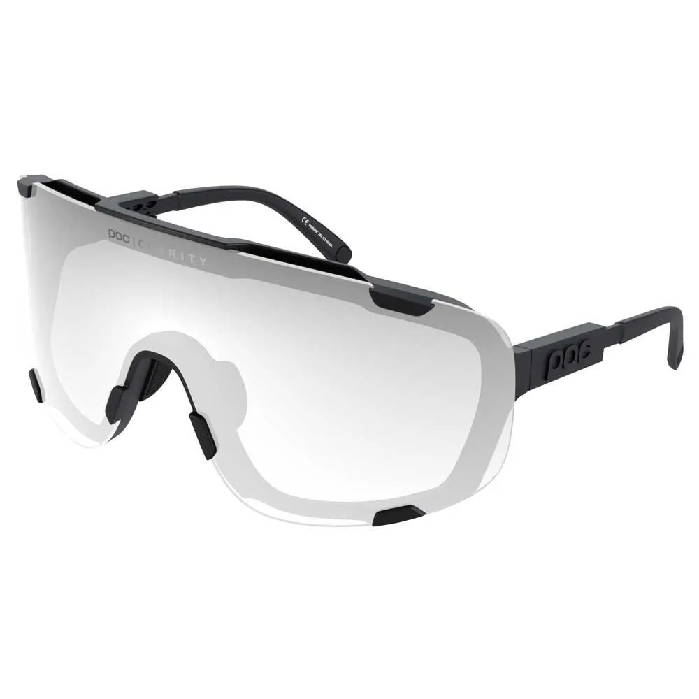 POC Devour Wide Fit Photochrome Sonnenbrille, Uranium black, Clarity Photochromic / Changeable Grey/CAT1-3 POC Devour Wide Fit Photochrome Sonnenbrille, Uranium black, Clarity Photochromic / Changeable Grey/CAT1-3