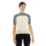 Okenite off-white / calcite blue