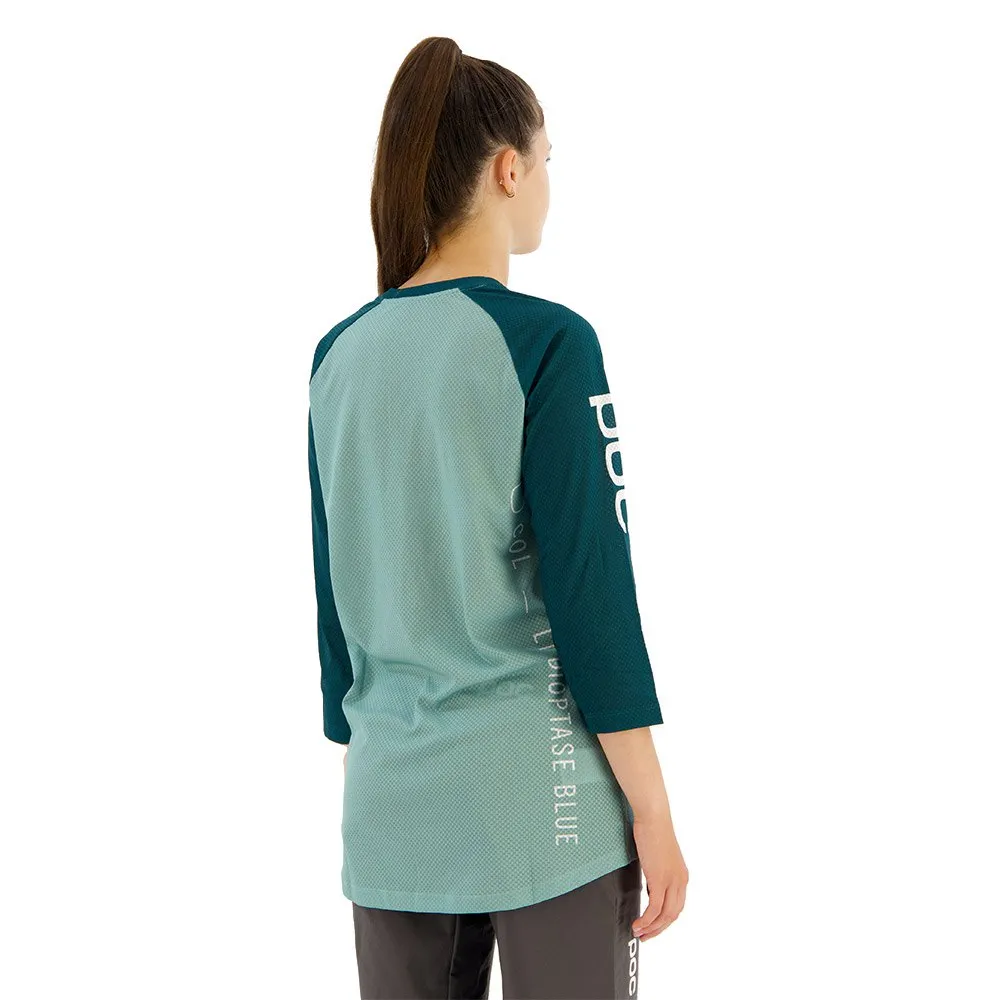 POC Mtb Pure Enduro-trikot Mit 3/4-Ärmeln, Lt dioptase blue / dioptase blue POC Mtb Pure Enduro-trikot Mit 3/4-Ärmeln, Lt dioptase blue / dioptase blue