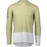 POC Mtb Pure Langarm-trikot, Prehnite green / hydrogen white, L