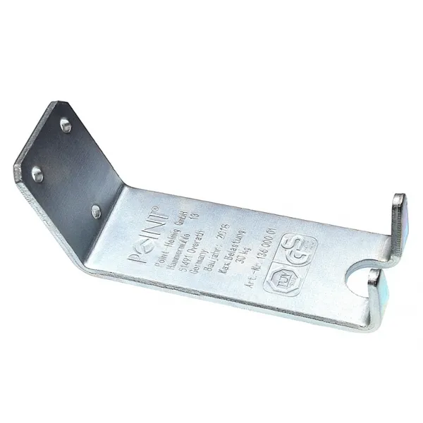 Point Wandhaken Unisex, silber, TU Point Wandhaken Unisex, silber, TU