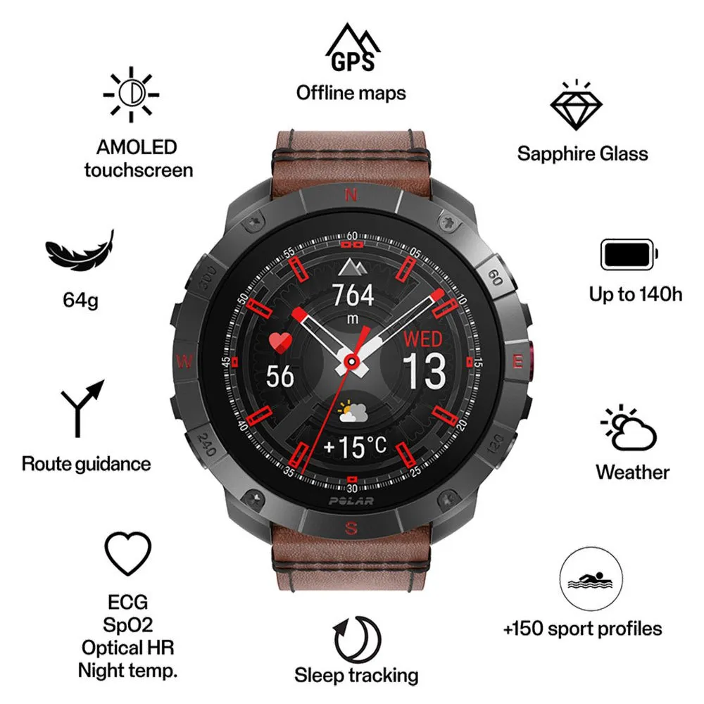 Polar Grit X2 Pro Uhr Polar Grit X2 Pro Uhr