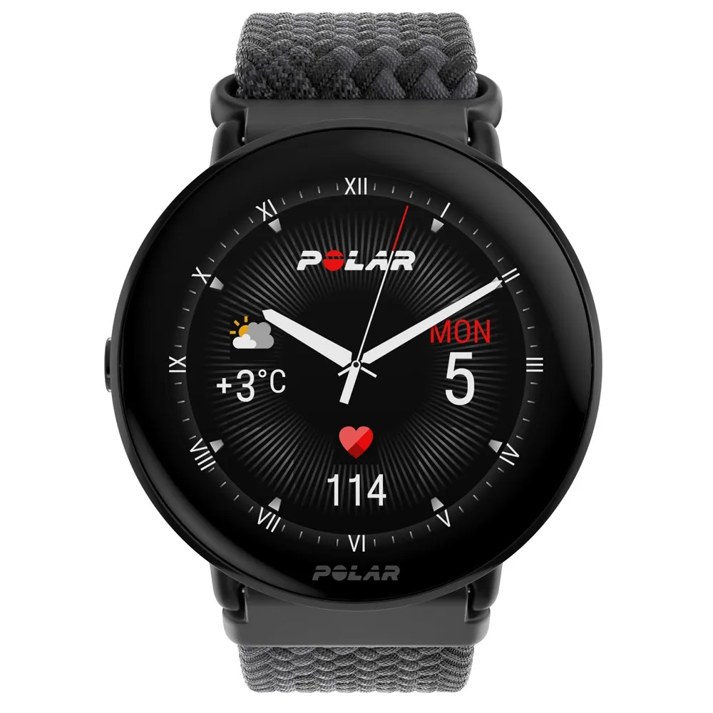 Polar Ignite 3 Braided Yarn Uhr, Black Polar Ignite 3 Braided Yarn Uhr, Black