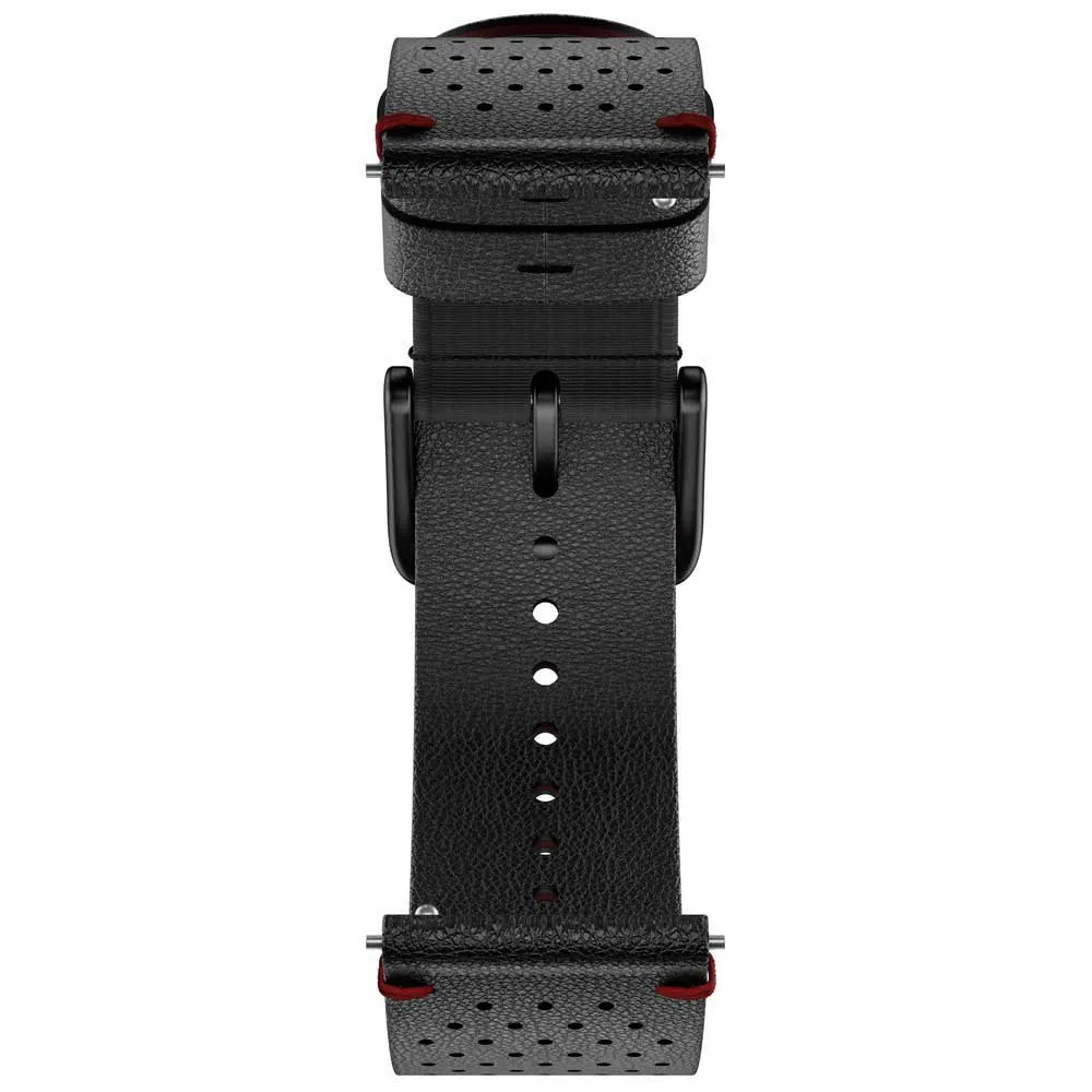Polar Leder Gurt 20 Mm, Black / grey Polar Leder Gurt 20 Mm, Black / grey