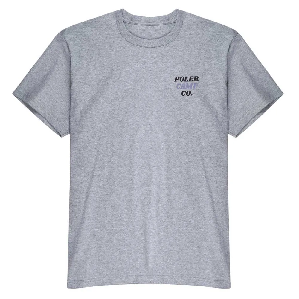 Poler Goomer Kurzarm-t-shirt, Gray heather