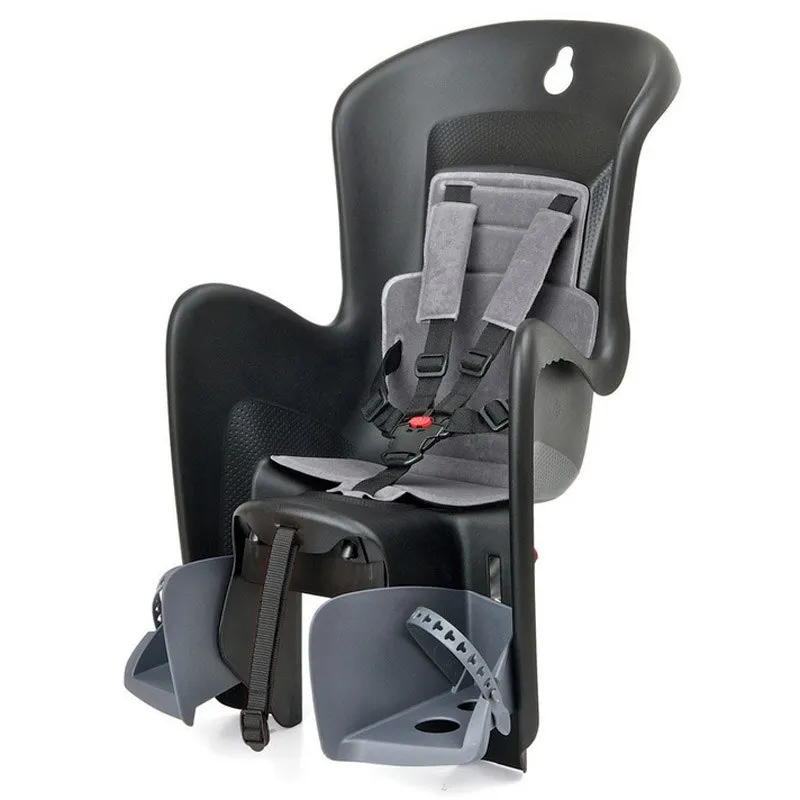 Polisport Bilby Maxi Cfs Kindersitz Für Fahrrad Hinten, Grey / black, Max 22kg Polisport Bilby Maxi Cfs Kindersitz Für Fahrrad Hinten, Grey / black, Max 22kg