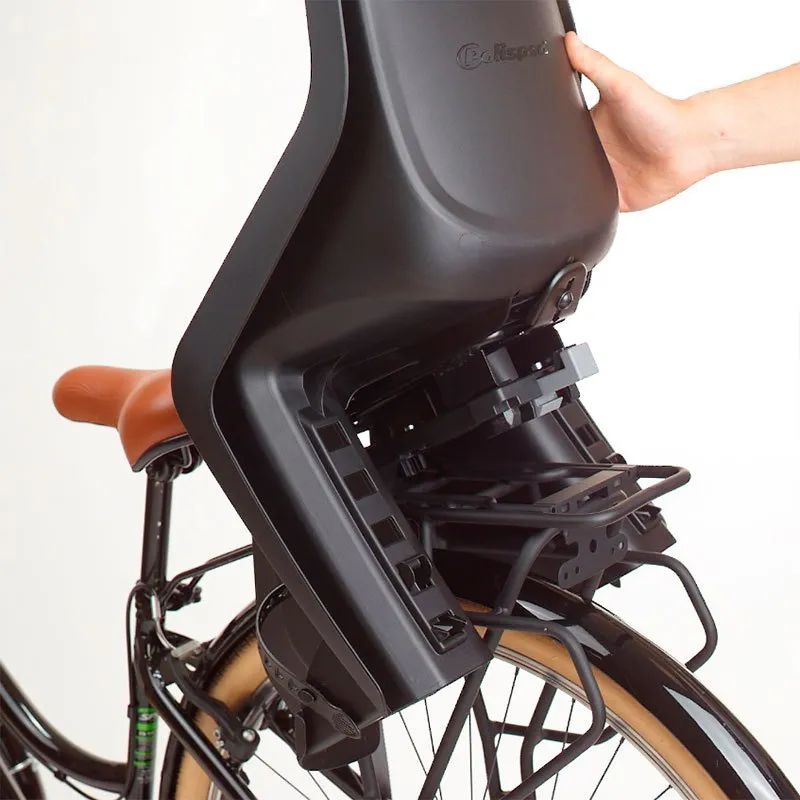 Polisport Bubbly Maxi Mik Hd Kindersitz Für Fahrrad Hinten, Black / grey, Max 22kg Polisport Bubbly Maxi Mik Hd Kindersitz Für Fahrrad Hinten, Black / grey, Max 22kg