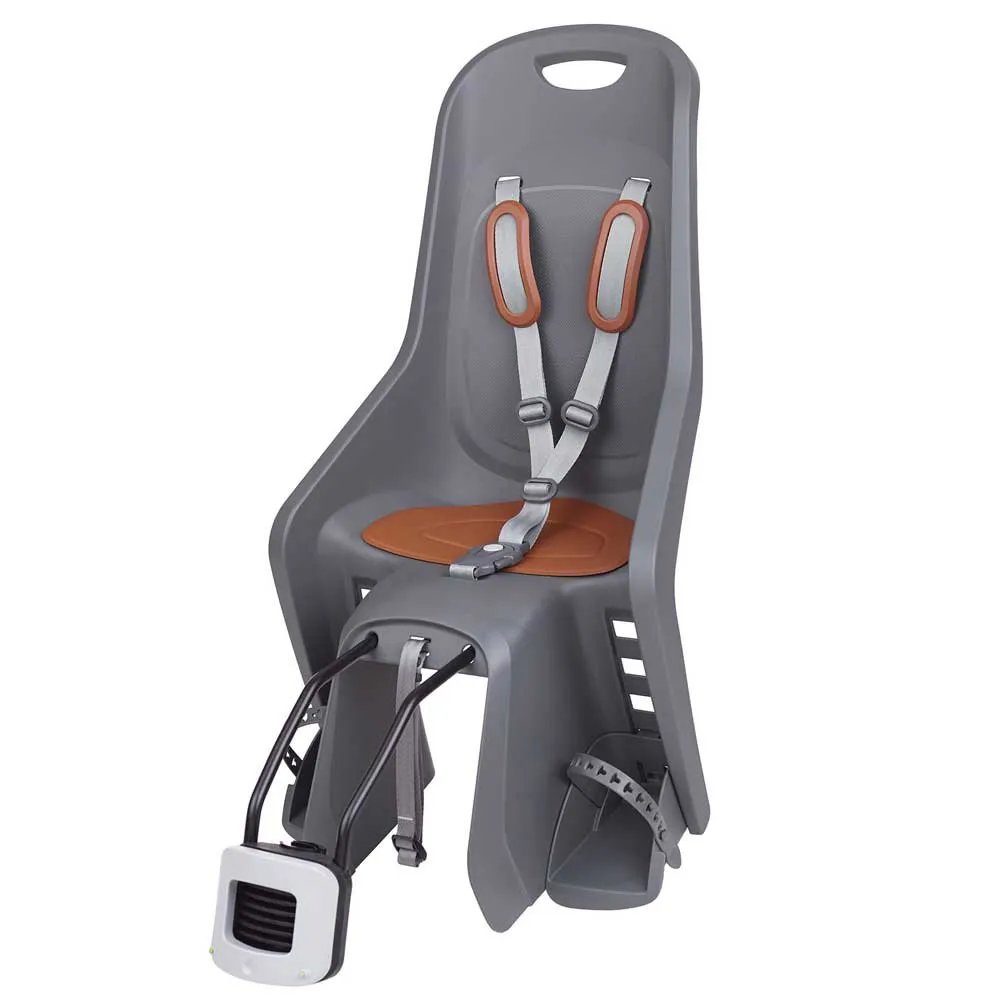Polisport Bubbly Maxi Plus Ff Kindersitz Für Fahrrad Hinten, Charcoal grey / brown, Max 22kg Polisport Bubbly Maxi Plus Ff Kindersitz Für Fahrrad Hinten, Charcoal grey / brown, Max 22kg
