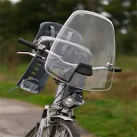 Polisport Front Baby Seat Windscreen Windschutzscheibe Überarbeitet