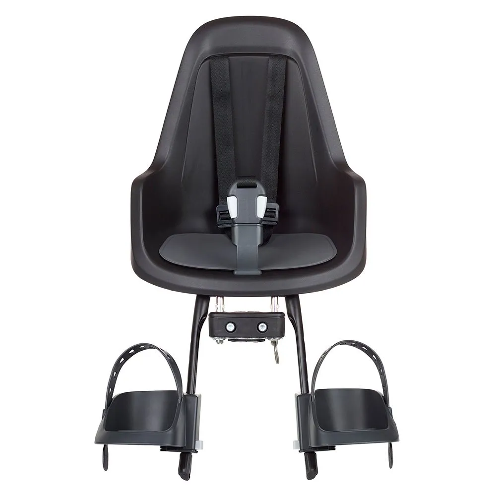 Polisport Go Mini Kindersitz Für Fahrrad Hinten Refurbished, Black, Max 15kg