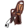 Polisport Groovy 29´´ Bio Fahrrad-kindersitz Für Rahmen, Dark brown, Max 22kg