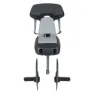 Polisport Guppy Junior+ Mik Hd Kindersitz Für Fahrrad Hinten, Dark grey, Max 27kg