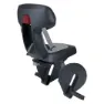 Polisport Guppy Junior+ Mik Hd Kindersitz Für Fahrrad Hinten, Dark grey, Max 27kg