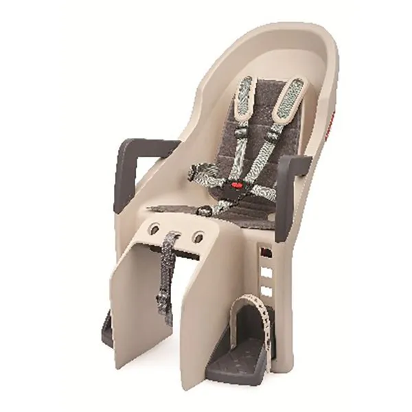Polisport Guppy Maxi+ Cfs Kindersitz Für Fahrrad Hinten, Cream / grey, Max 22kg Polisport Guppy Maxi+ Cfs Kindersitz Für Fahrrad Hinten, Cream / grey, Max 22kg