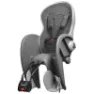 Polisport Wallaby Evolution Deluxe Kindersitz Für Fahrrad Hinten, Grey / silver, Max 22kg