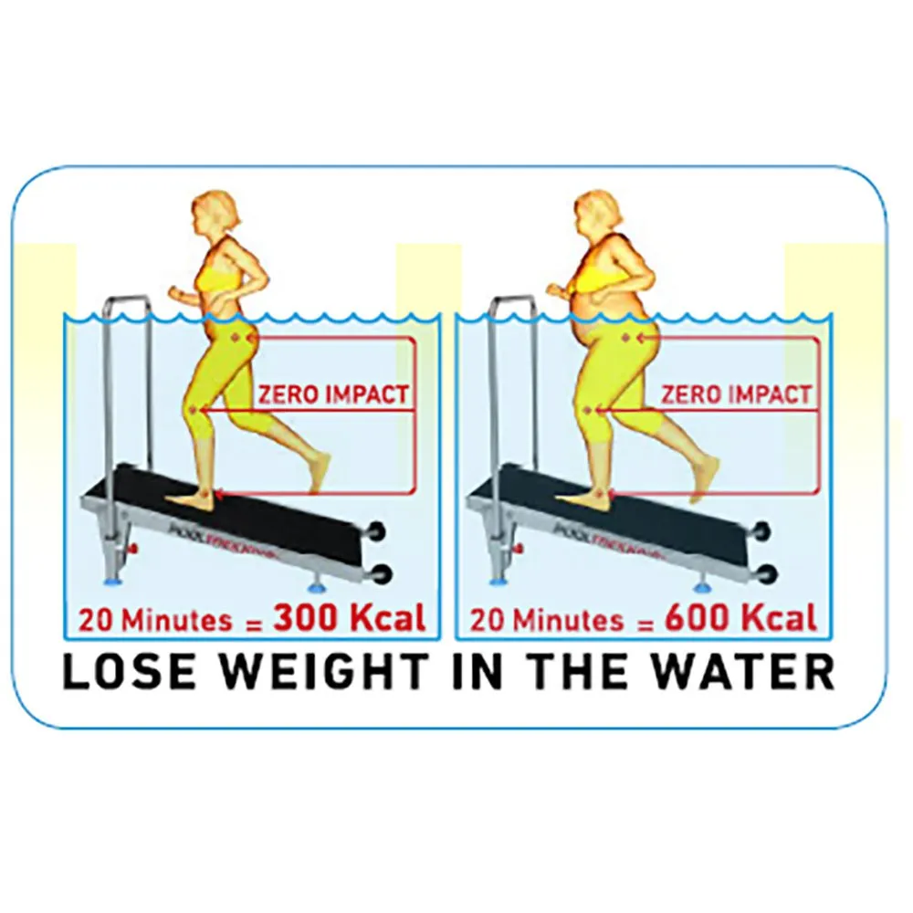 Poolbiking Acapulco Aquatreadmill, Aluminium, One Size Poolbiking Acapulco Aquatreadmill, Aluminium, One Size