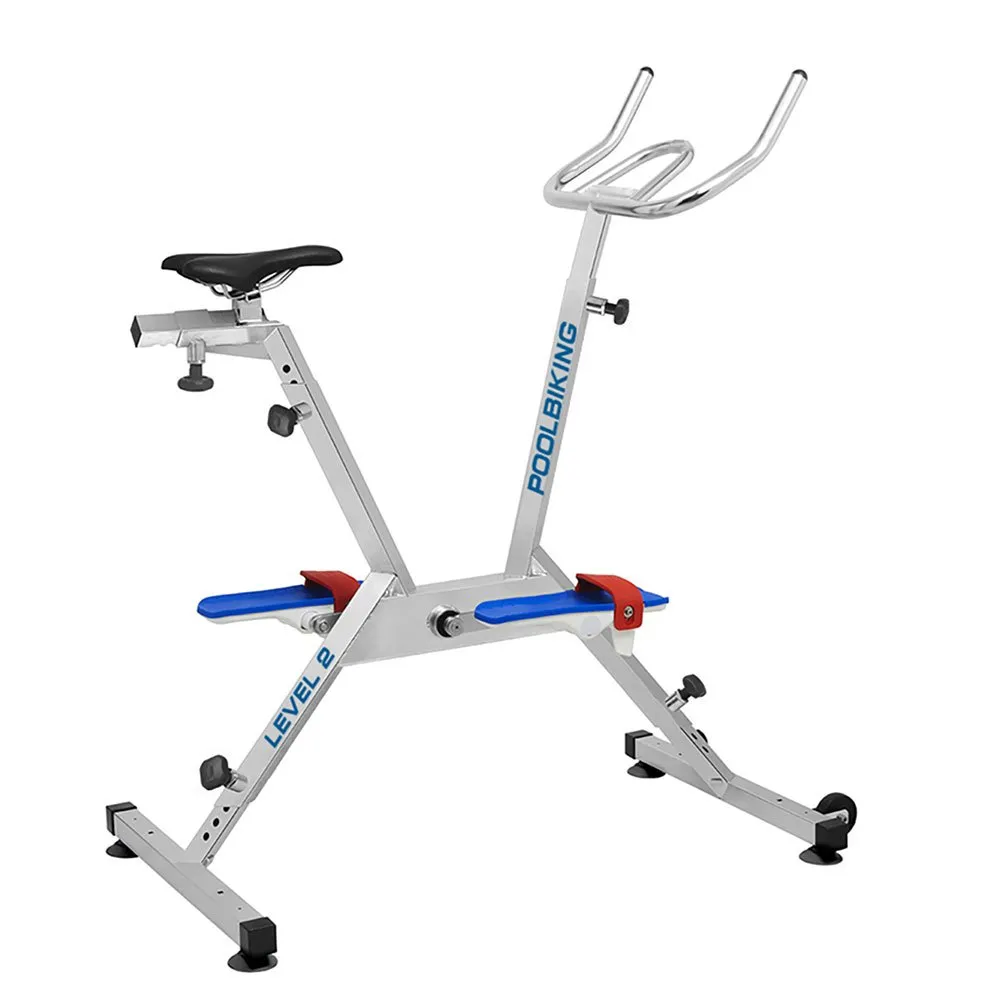 Poolbiking Level 2 Aquabike, Aluminium, One Size Poolbiking Level 2 Aquabike, Aluminium, One Size