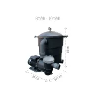 Poolex Filter Max Tank Ø250mm Filtration 6.8m3/h 140w Up To 40m3 Filtereinheit Poolex Filter Max Tank Ø250mm Filtration 6.8m3/h 140w Up To 40m3 Filtereinheit