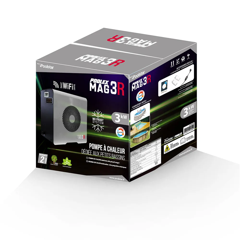 Poolex Mag Reversible 5kw Wärmepumpe, Black, One Size Poolex Mag Reversible 5kw Wärmepumpe, Black, One Size