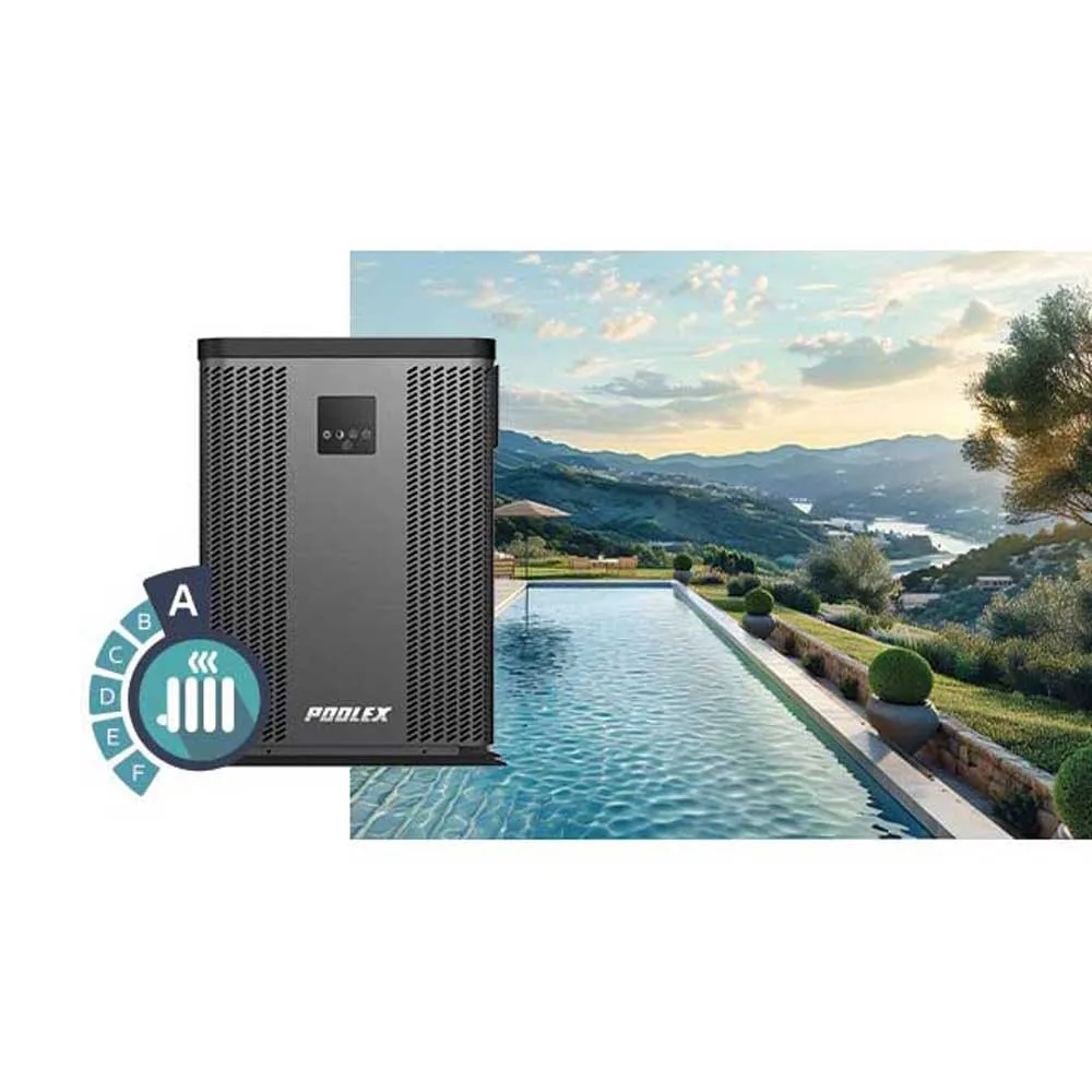 Poolex Silverline Top 60 20/40m3 6.4 Kw Inverter-wärmepumpe, Black, One Size