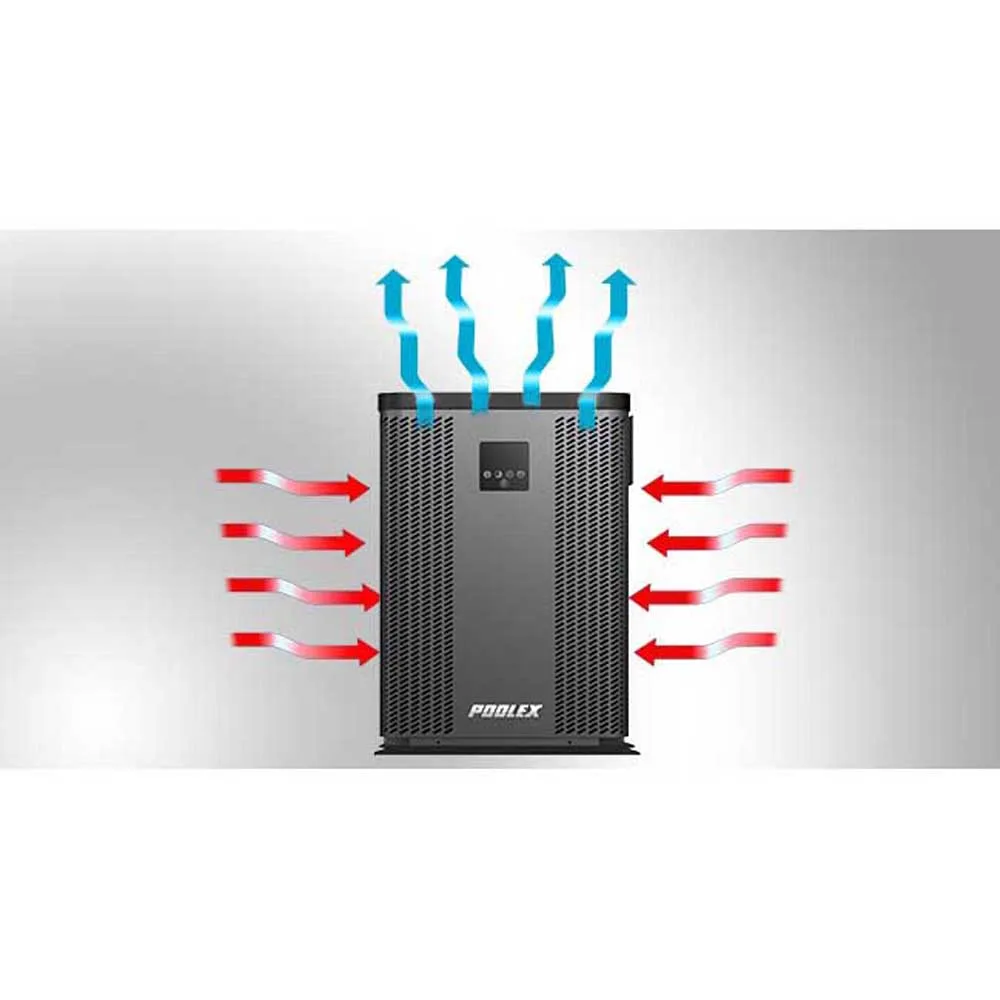 Poolex Silverline Top 90 40/50m3 8.8kw Inverter-wärmepumpe, Black, One Size Poolex Silverline Top 90 40/50m3 8.8kw Inverter-wärmepumpe, Black, One Size
