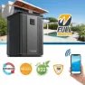 Poolex Silverline Top 90 40/50m3 8.8kw Inverter-wärmepumpe, Black, One Size