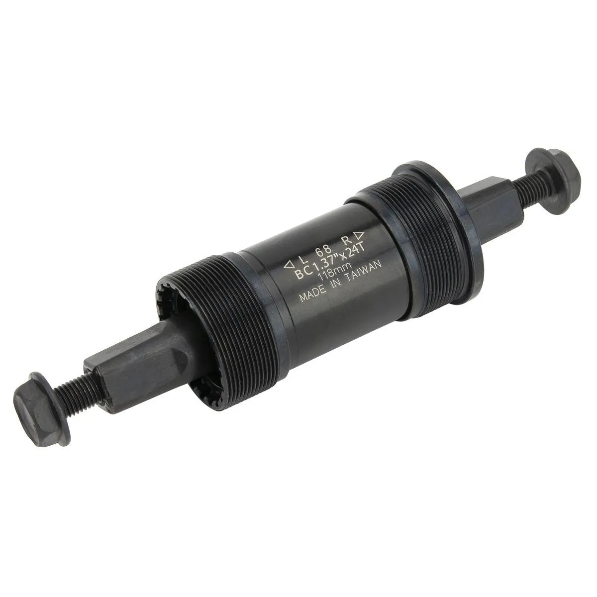 POSITION ONE Tretlagergehäuse Vierkantachse Euro Jis Unisex, schwarz, 118mm