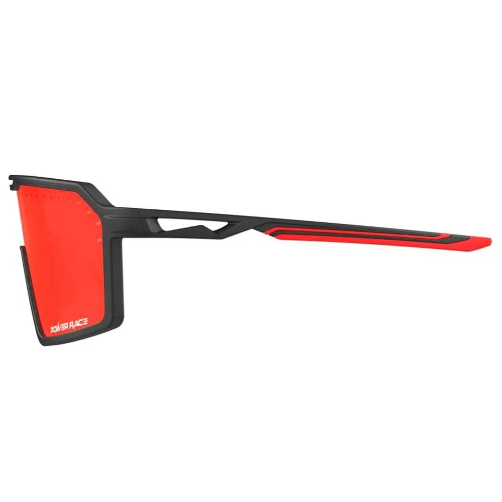 Power Race Defender Sonnenbrille, Black / red, Red Mirror/CAT3 Power Race Defender Sonnenbrille, Black / red, Red Mirror/CAT3