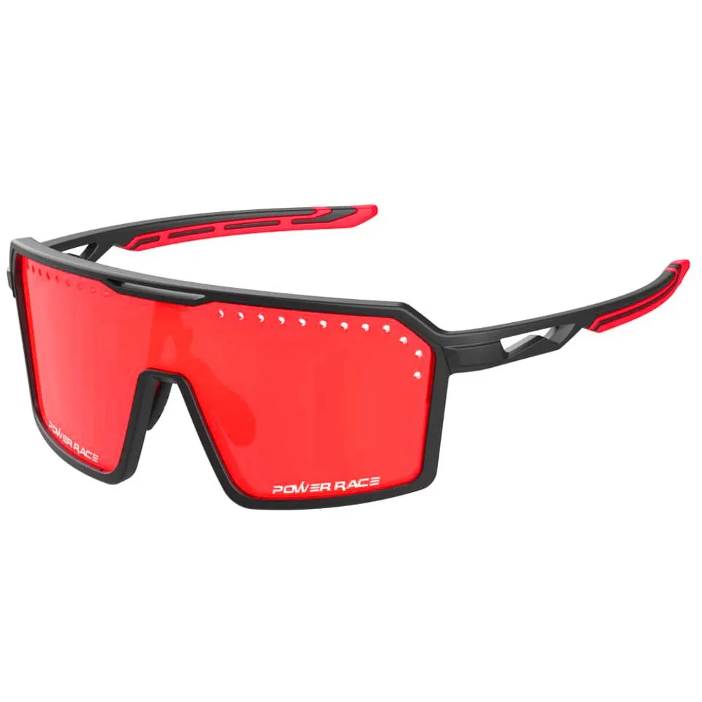 Power Race Defender Sonnenbrille, Black / red, Red Mirror/CAT3 Power Race Defender Sonnenbrille, Black / red, Red Mirror/CAT3